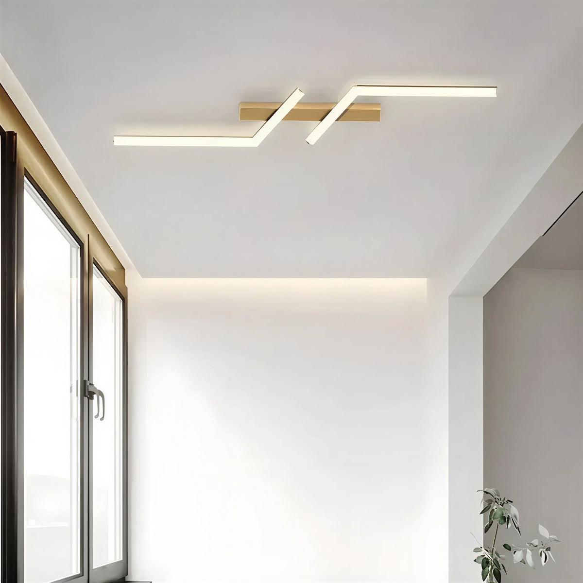 Minimalist Long Strip LED Ceiling Light Modern Linear Bar