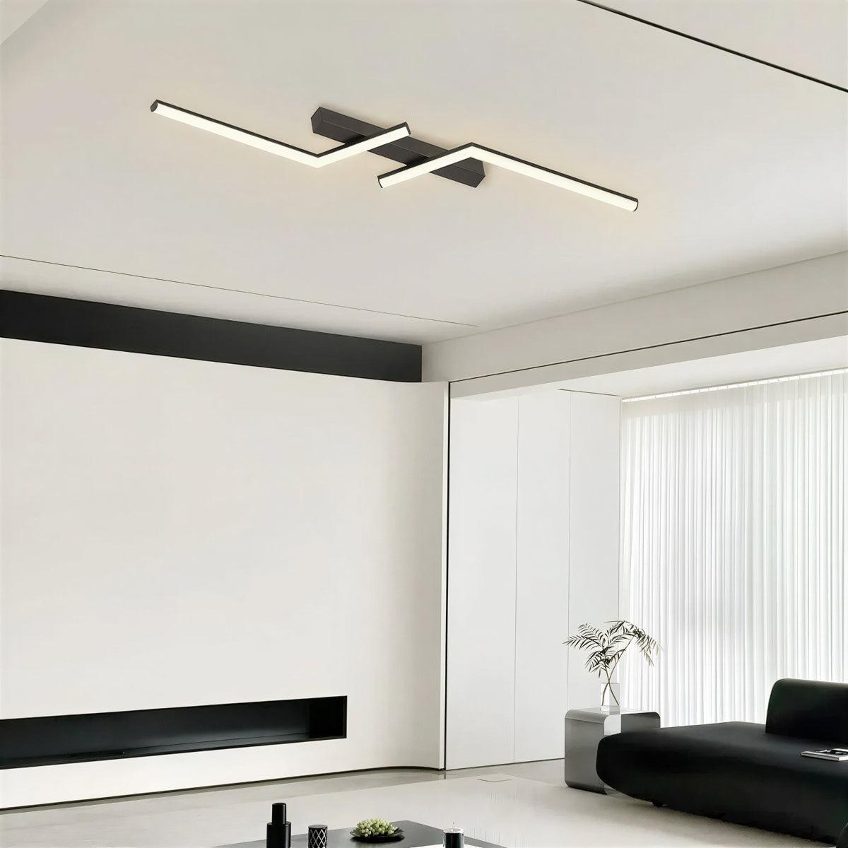 Minimalist Long Strip LED Ceiling Light Modern Linear Bar