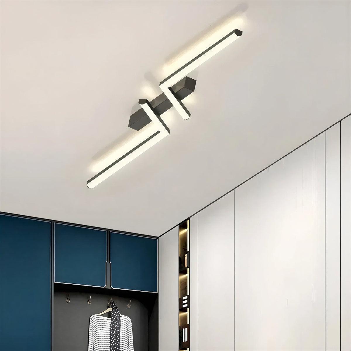 Minimalist Long Strip LED Ceiling Light Modern Linear Bar