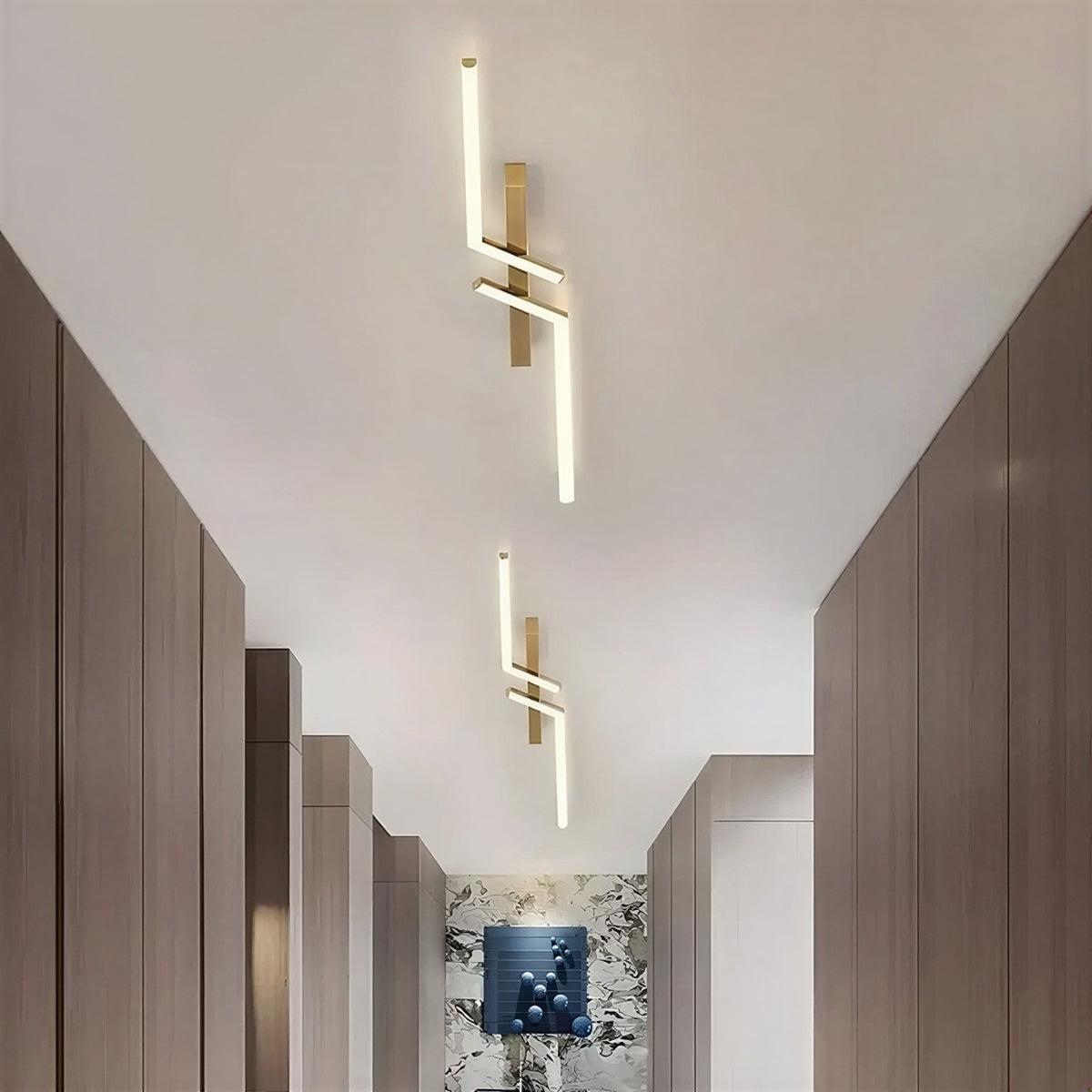 Minimalist Long Strip LED Ceiling Light Modern Linear Bar