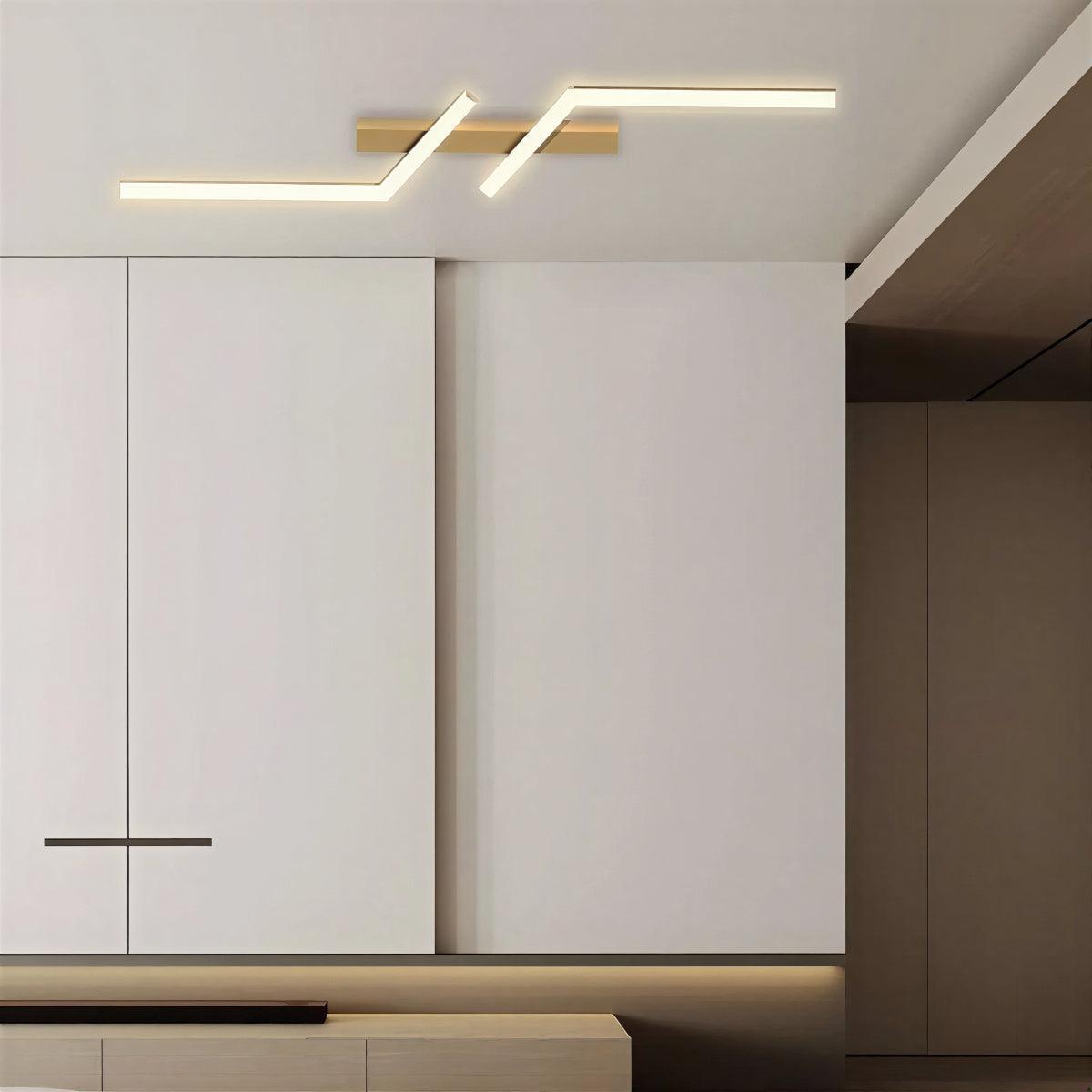 Minimalist Long Strip LED Ceiling Light Modern Linear Bar