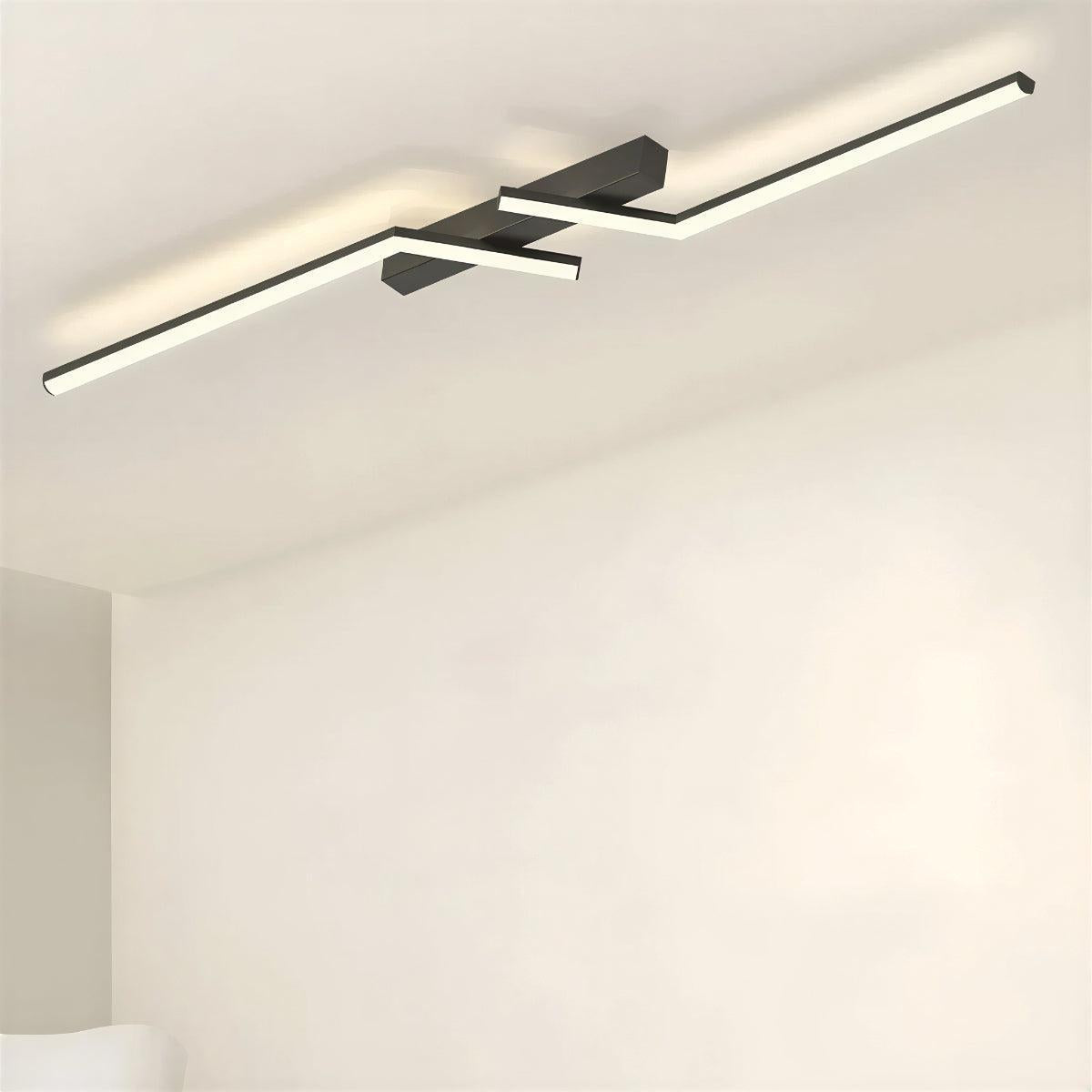 Minimalist Long Strip LED Ceiling Light Modern Linear Bar