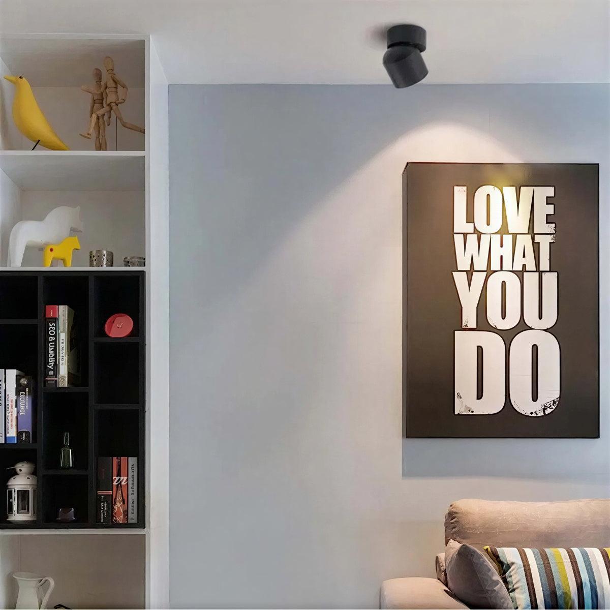 Modern Adjustable LED Ceiling Spotlight Flush Mount Fixture