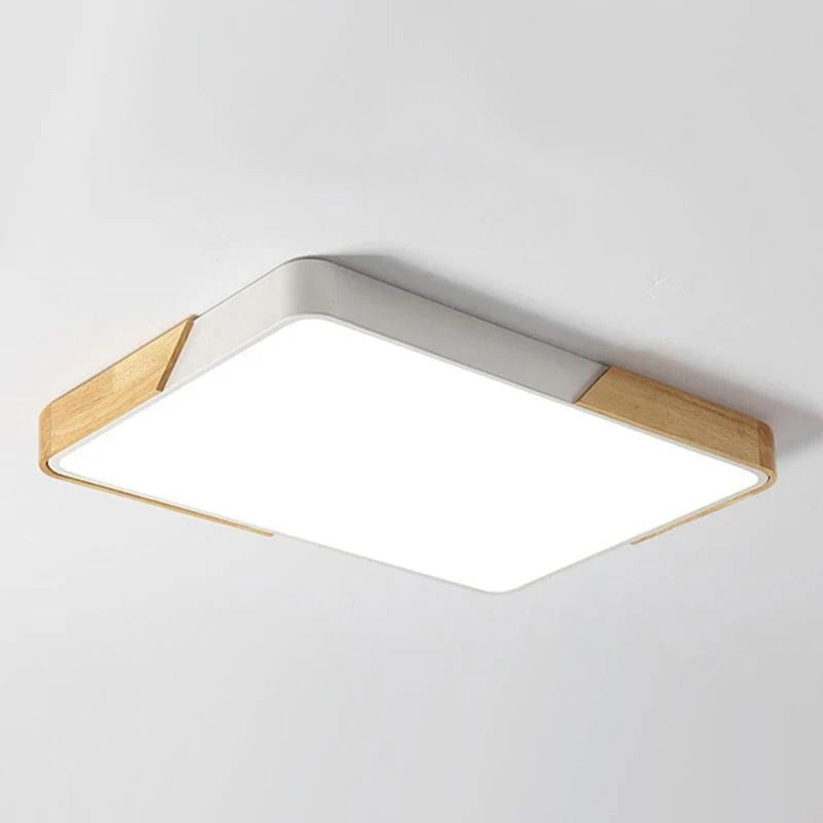 Modern Minimalist Square Flush Mount Ceiling Light LED Fixture