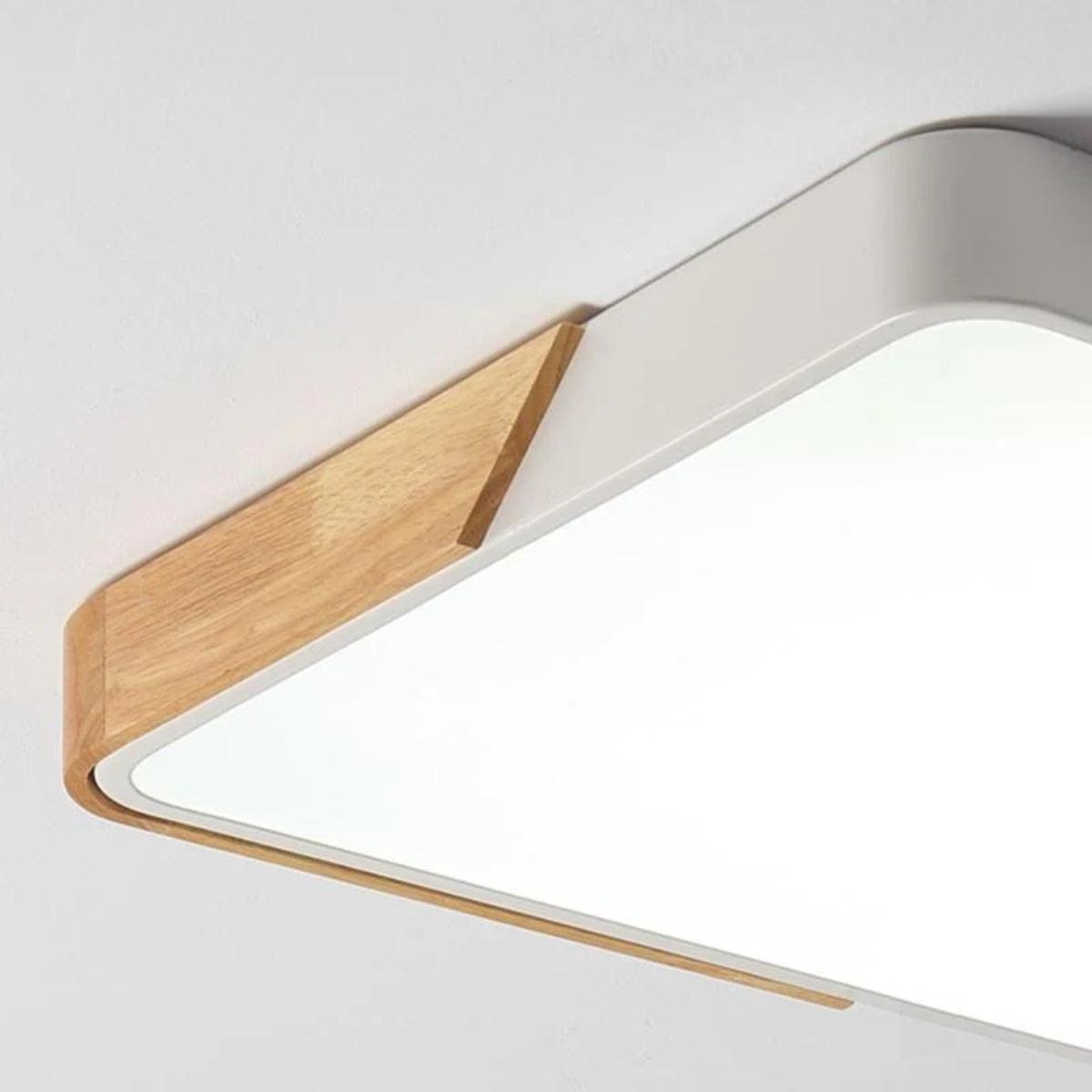 Modern Minimalist Square Flush Mount Ceiling Light LED Fixture