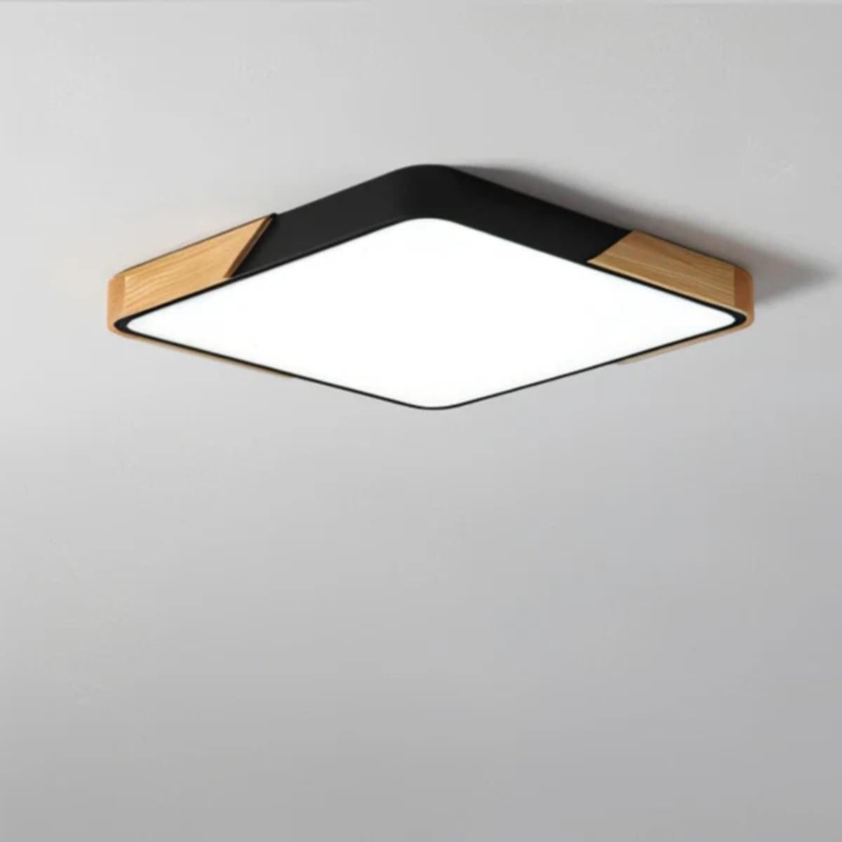 Modern Minimalist Square Flush Mount Ceiling Light LED Fixture