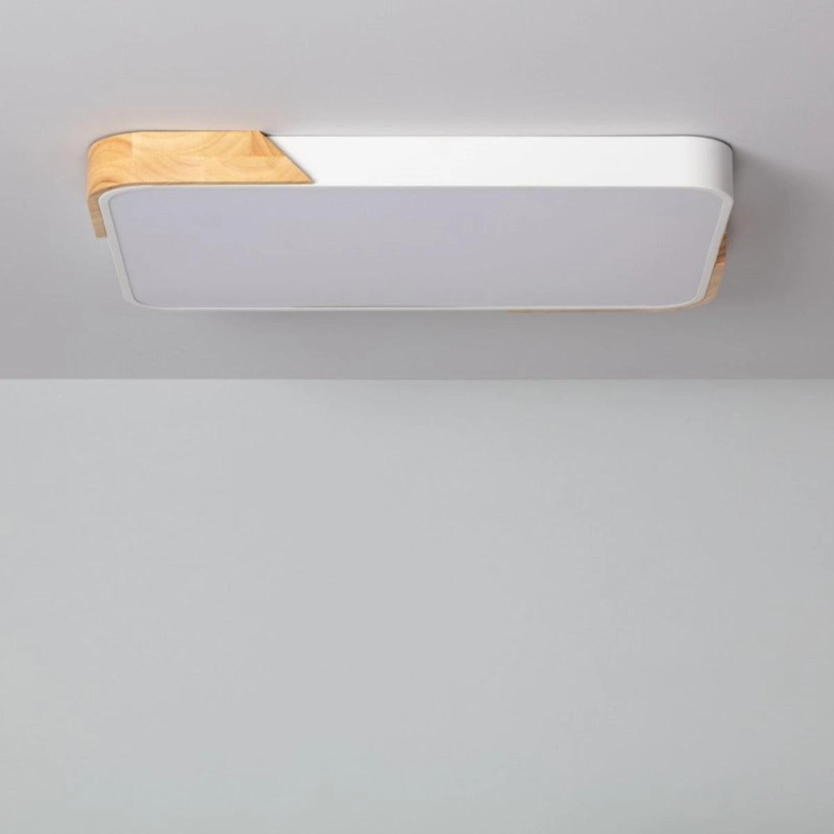 Modern Minimalist Square Flush Mount Ceiling Light LED Fixture