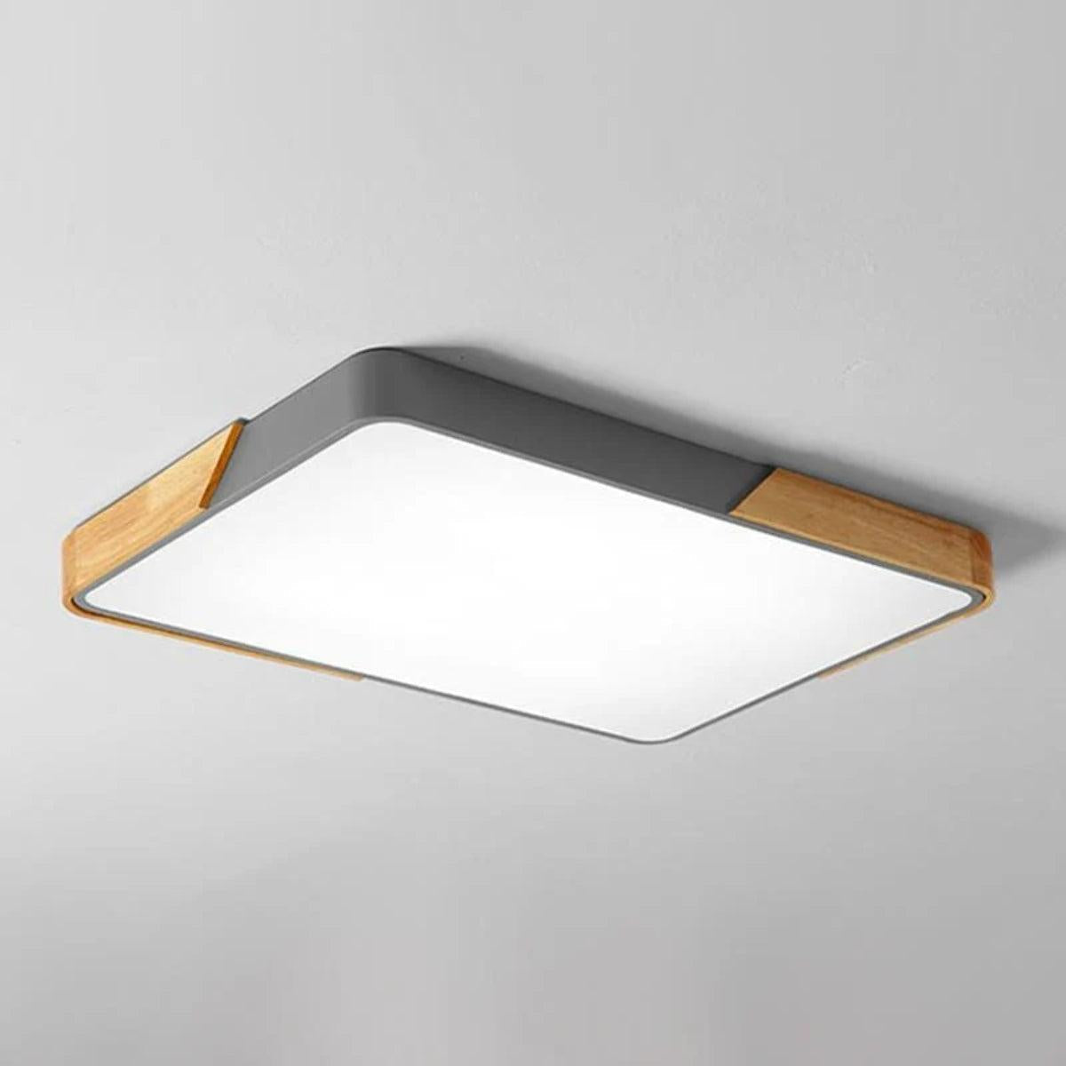 Modern Minimalist Square Flush Mount Ceiling Light LED Fixture