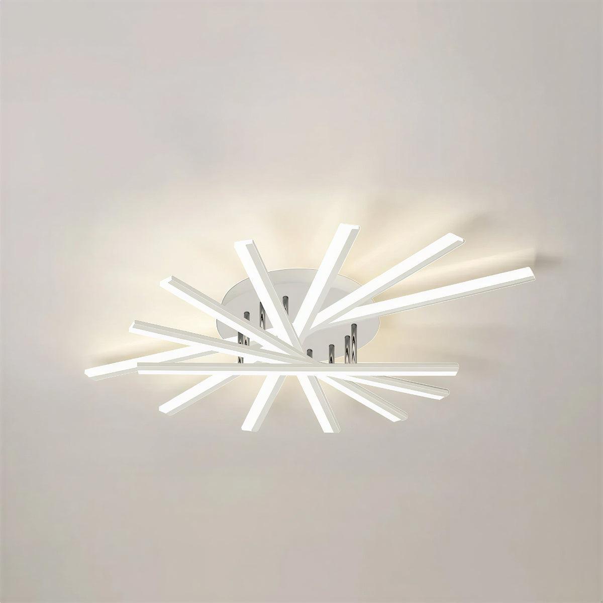 Nordic Starburst LED Flush Mount Ceiling Light Modern Minimalist