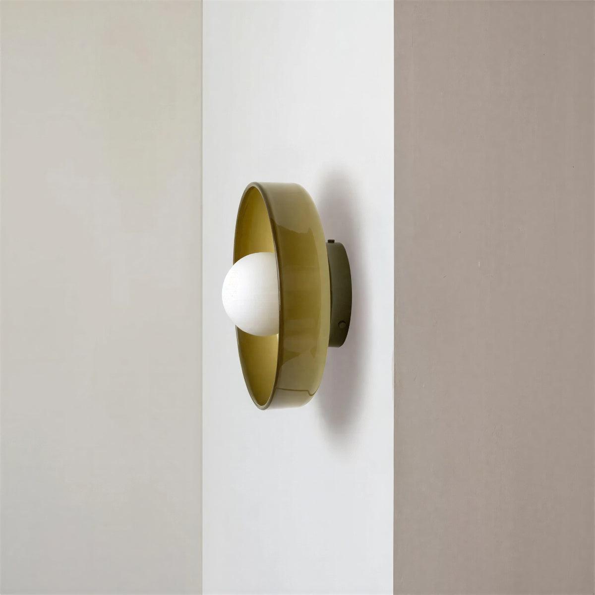 Round Flush Mount Ceiling Light Ambient Glow Modern Fixture